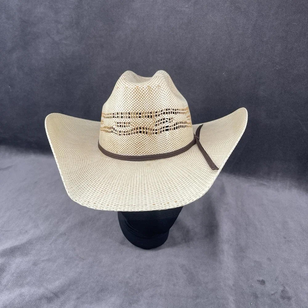 Twister Hats M&F Kids Straw Western Cowboy Hat Size 3/4 Natural Wide Brim